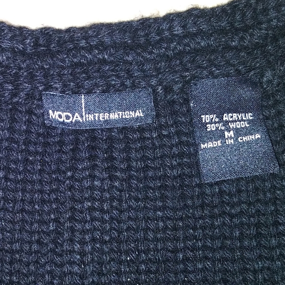 Sexy Moda International Vest size Medium never worn, hounds tooth like closure🌺 - Picture 5 of 8